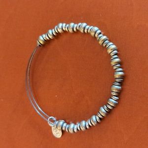 Alex and Ani Silver Beaded Bracelet